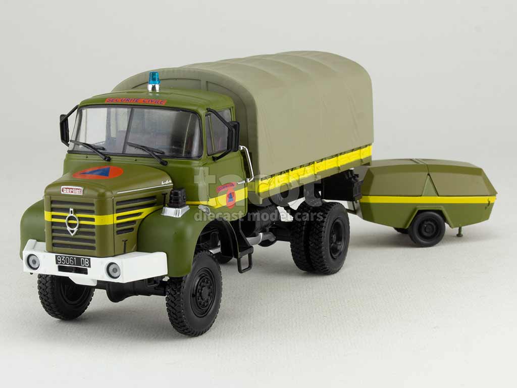 4329 Berliet L64/8 M3 4x4 Sécurité Civile 1972