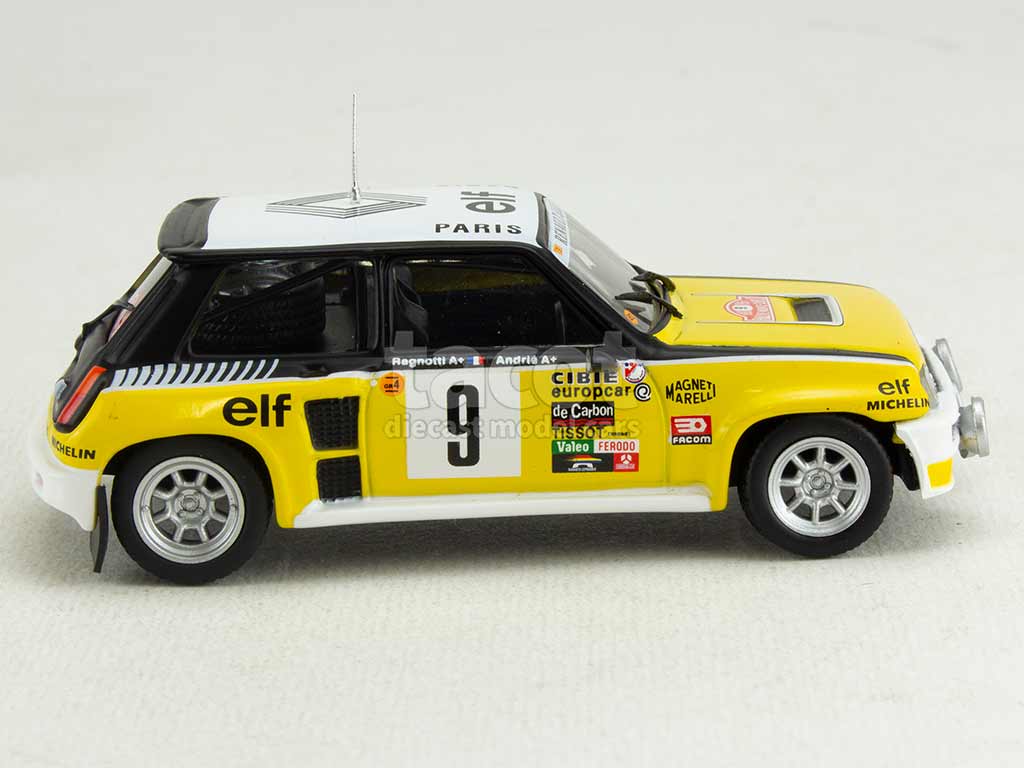 1:18 NOREV RENAULT Supercinq 5 GT Turbo Monte Carlo Rallye Oreille NEUF