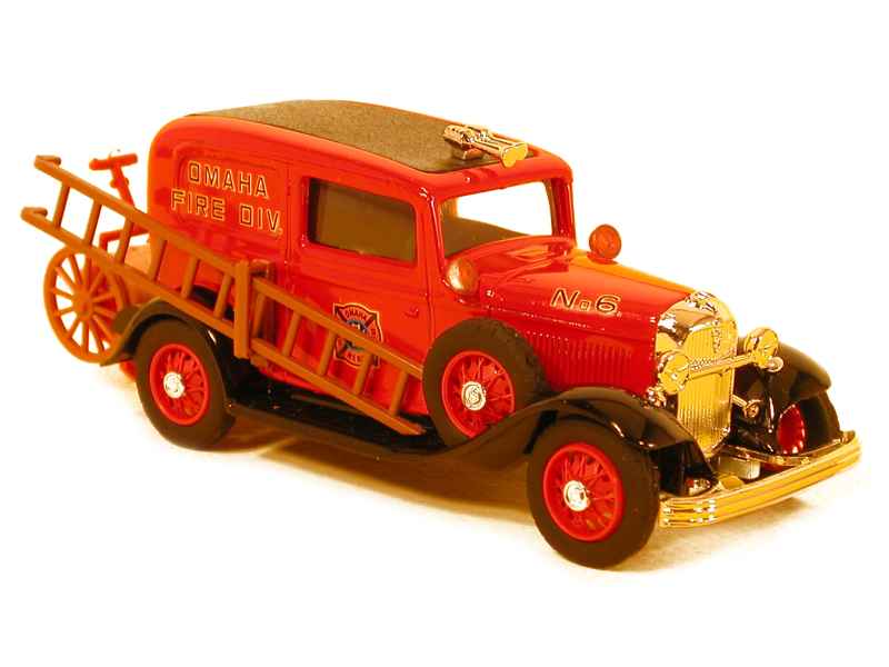 FORD Tudor coupé cabriolet baché Fire Chief 1932 Eligor 1/43