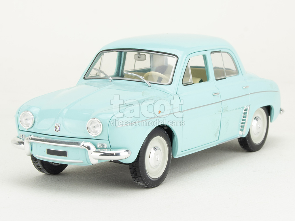 Q958 GITANES CIJ 1/100 MICRO-MINIATURE METAL RENAULT DAUPHINE