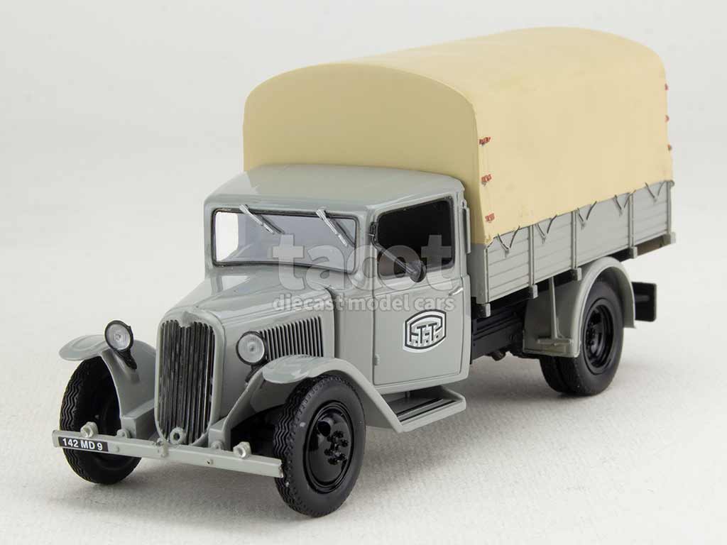 Camion bâché Citroën P45 (camion vert et bâche verte) France 1946 – Voiture miniature 1/43