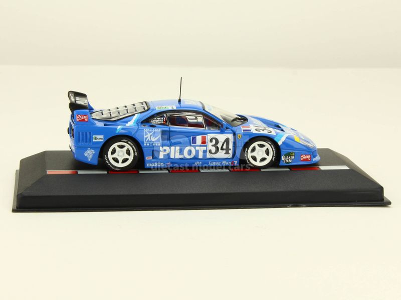 FERRARI F40 LE MANS 24 HRS 1995 PILOT TARMAC 1:64 | RCimportstore