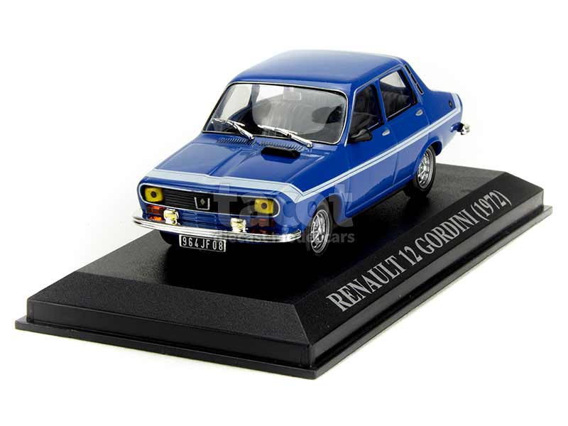 Voiture Miniature NOREV Renault R12 Gordini Bleue 1/43 - Occasion, Année 1971, Métal