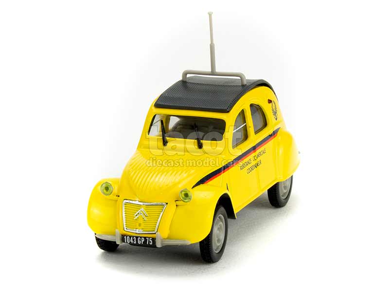 Maquette Citroën 2CV AZL 1957 à Monter - Résine Et Métal, échelle 1:43