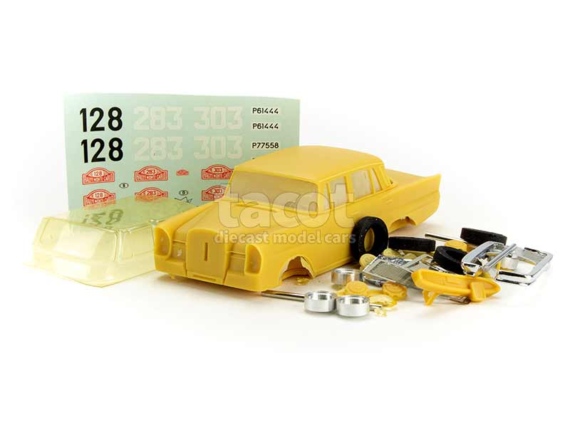 1/43 Spark Mercedes Benz 220 SE #128 Vainqueur Rallye De Monte Carlo