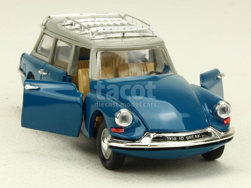 ミニカー CITROEN ID 19 BREAK 1958 Miniature CITROEN ID19 break 1958 jaune IXO G111V002