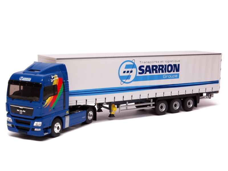 MAN TGX GX REMORQUE TAUTLINER TRANSPORTS GROUPE RUIZ ELIGOR 1/43 Réf 118072 - La Boutique D'ALAIN
