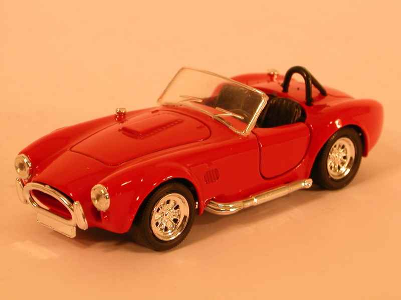 Voiture Miniature Shelby Cobra 427 S/C 1965 - 1/64 Kyosho, Diecast Argentée Avec étui