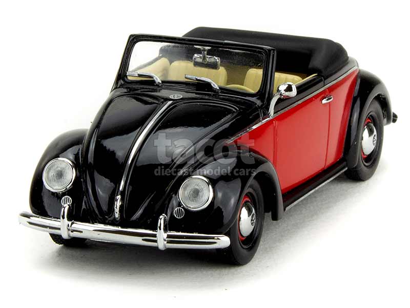 VW VOLKSWAGEN COCCINELLE 1/43 vitesse cabriolet 1949 beetle maggiolino cox kafer EUR 26,00 - FR