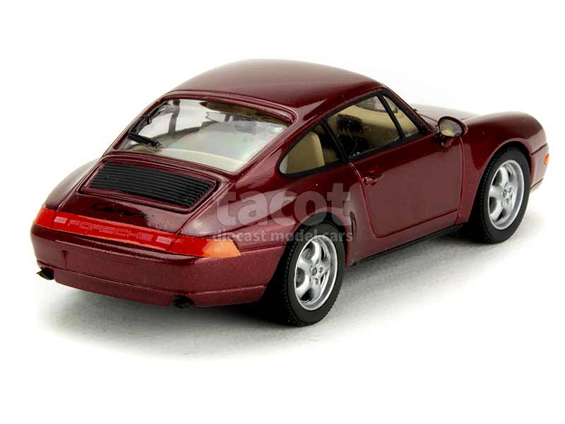 Porsche 911 993 Carrera 1993 Rouge, Burago 1/18 – Miniature Collection