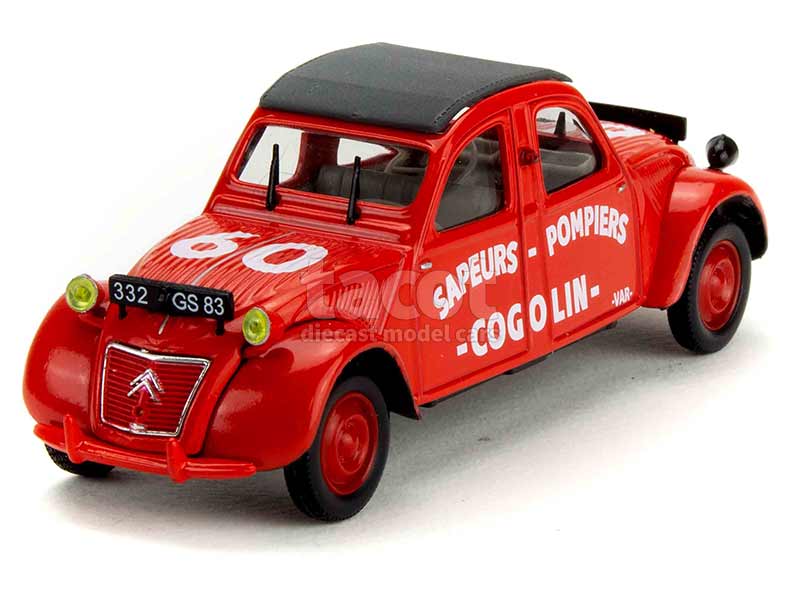 13218 Citroën 2CV Bicéphale Pompiers 1961