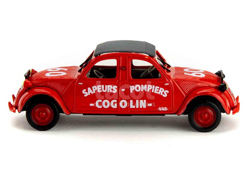 13218 Citroën 2CV Bicéphale Pompiers 1961