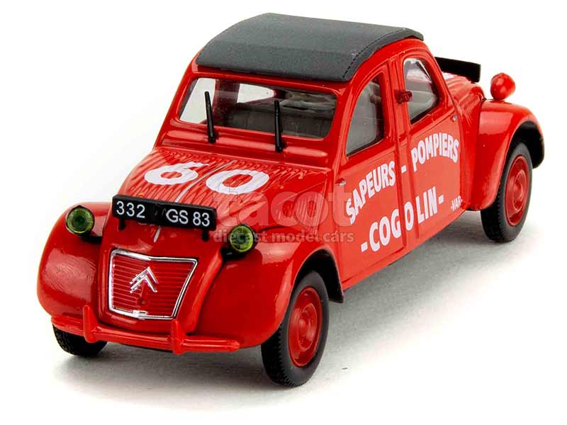 13218 Citroën 2CV Bicéphale Pompiers 1961