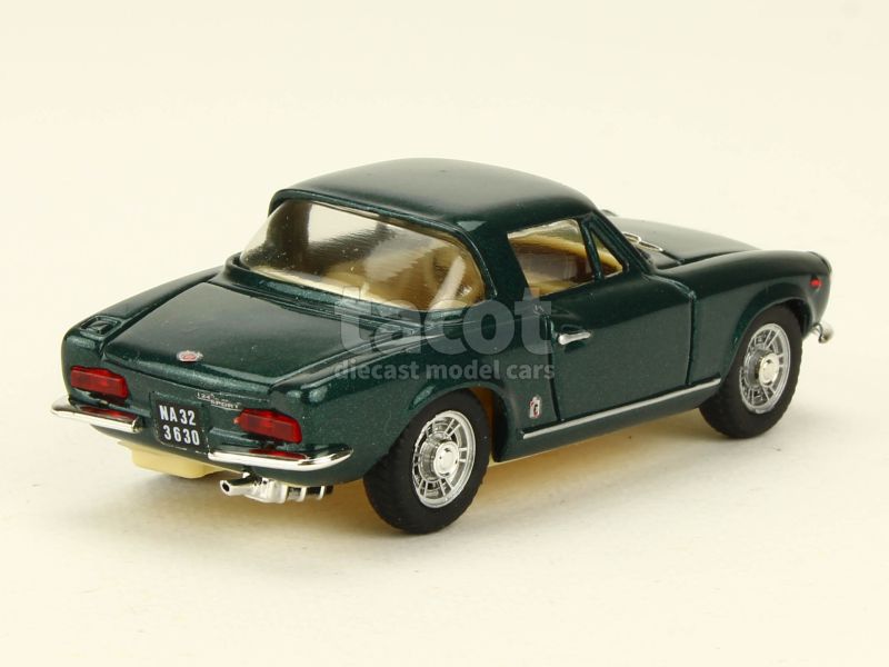 Miniature ASA 1000 GT Spider 1966 - Exem 1/43 - Résine Gris Métal - Italie