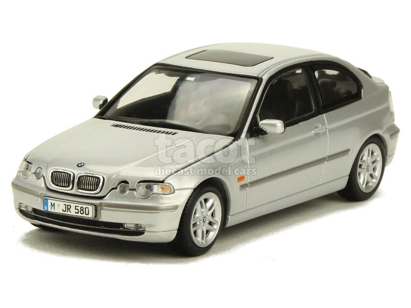Bmw 325Ti Compact 1/43 Minicar Custom E46 3 Series Silver | eBay