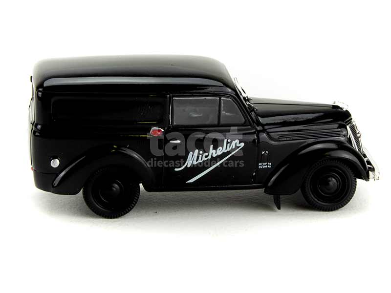 Miniature 1/43 Eligor Renault Juvaquatre Tolée Michelin - Métal (zamac) - Neuf En Boîte