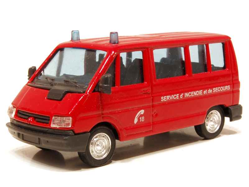 SOLIDO Toner Gam II Renault Trafic Pompiers Avec Zodiac - Modèle Réduit 1/50 En Boîte - État Neuf