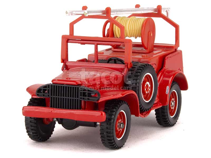 Solido Firetech 1/50 - Dodge 4X4 Citerne Pompiers Pas De Calais - Miniature