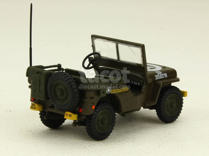 16876 Willys Jeep Police Militaire