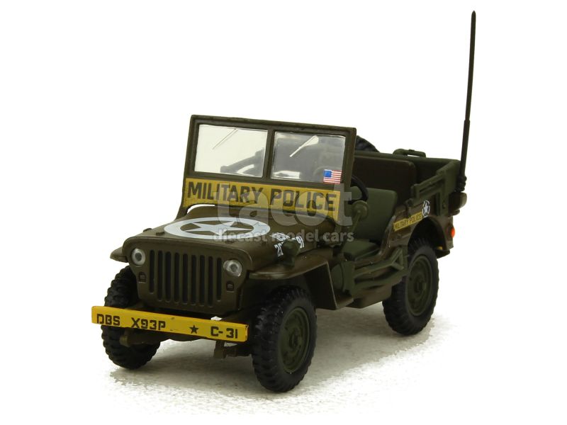 16876 Willys Jeep Police Militaire
