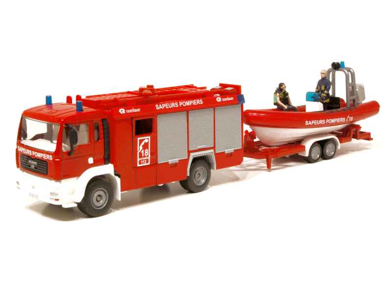 Camion De Pompiers SIKU Mercedes échelle 1/55 - Modèle Ancien 1927 - Occasion