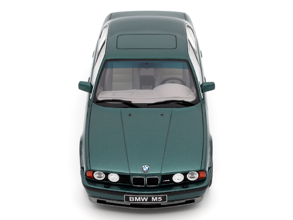 BMW M5 E34 Cecotto 1991 Verde Laguna - Modello In Resina 1/18 Otto Mobile OT968