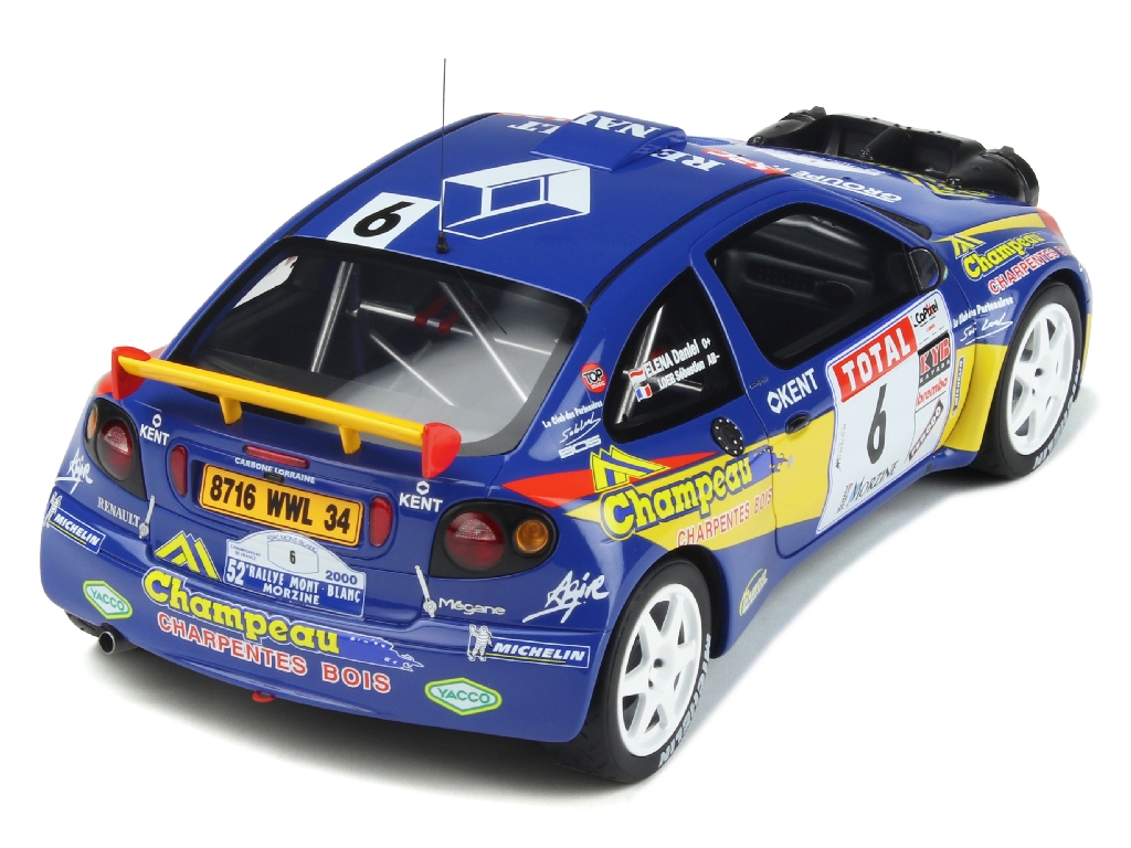100011 Renault Megane Maxi Kit Car Rally Mont Blanc 2000