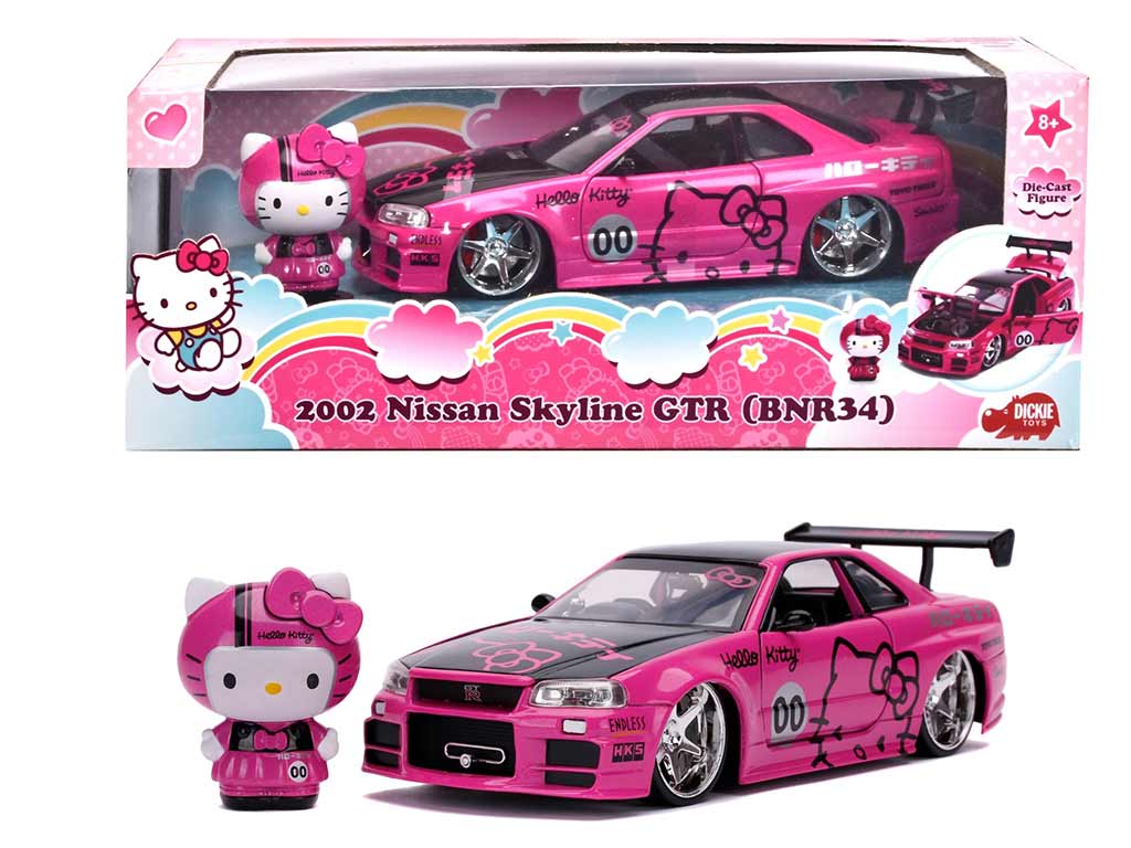 Nissan - Skyline GTR BNR34 2002 - Jada-Toys - 1/24 - Autos Miniatures Tacot