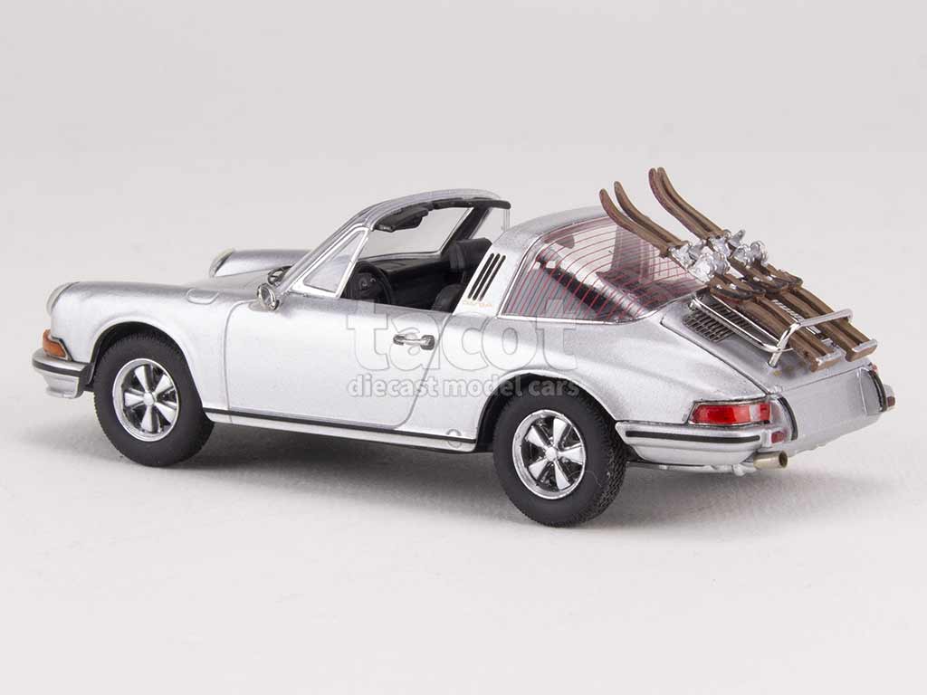 NZG Porsche 911 930 Speedster 1/43 - Argent Métallisé - Miniature Diecast Vintage