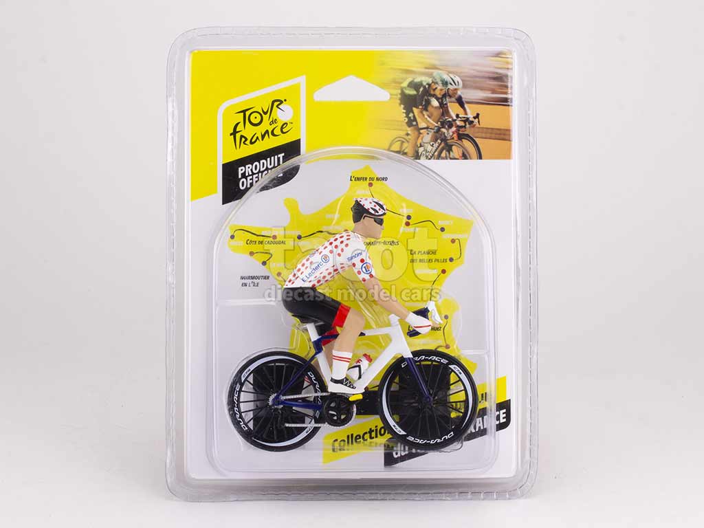 100172 Divers Cycliste TDF Maillot à Pois