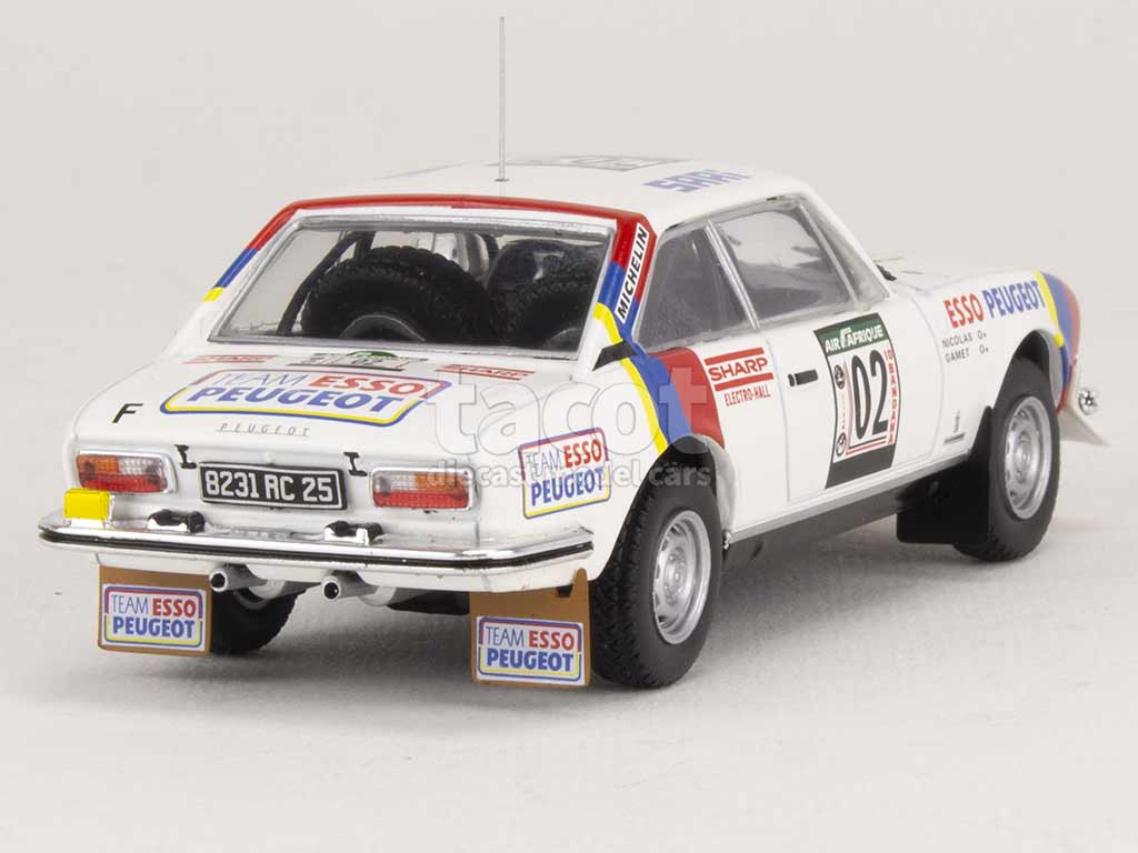 100223 Peugeot 504 V6 Coupé Rally Côte d'Ivoire 1978