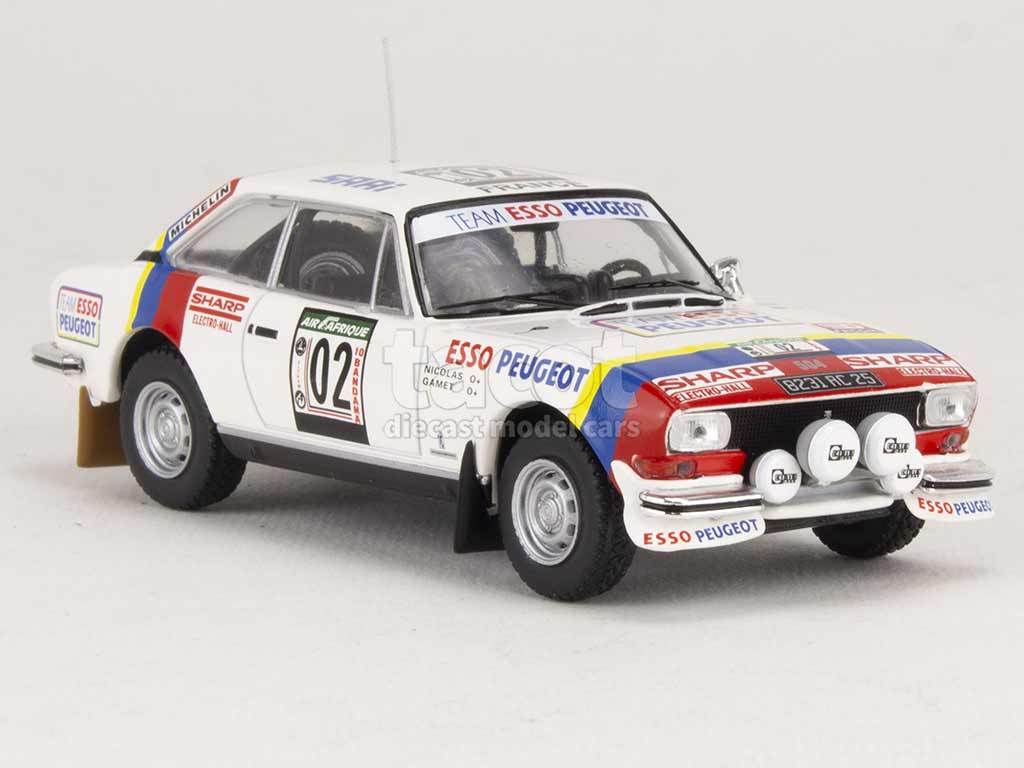 100223 Peugeot 504 V6 Coupé Rally Côte d'Ivoire 1978