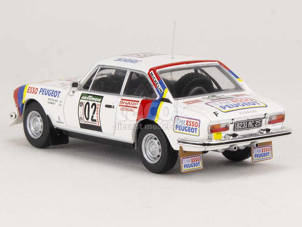 100223 Peugeot 504 V6 Coupé Rally Côte d'Ivoire 1978