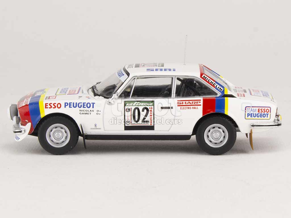 100223 Peugeot 504 V6 Coupé Rally Côte d'Ivoire 1978