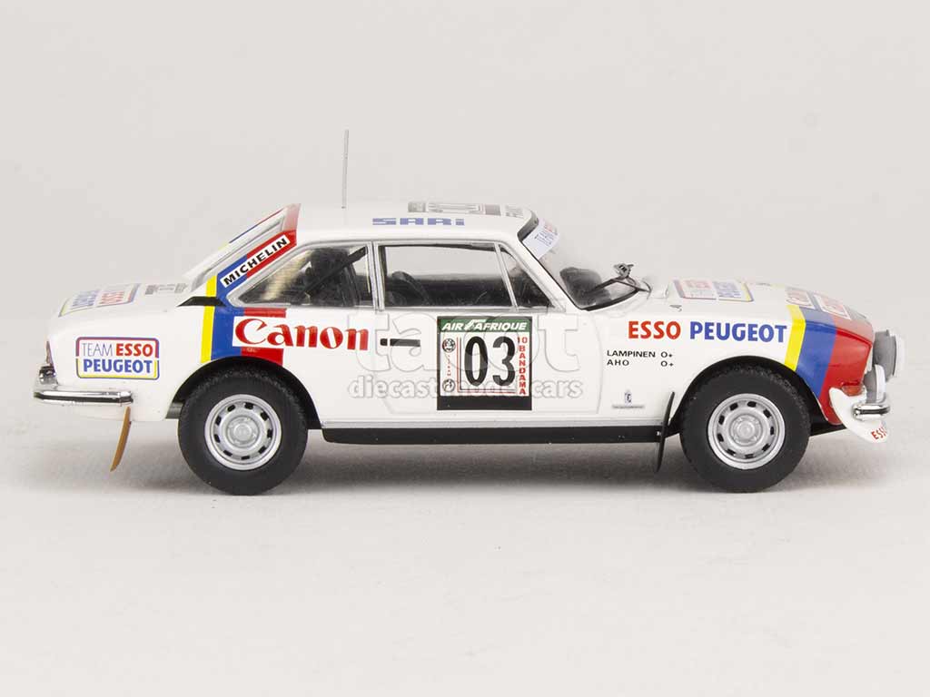 100225 Peugeot 504 V6 Coupé Rally Côte d'Ivoire 1978