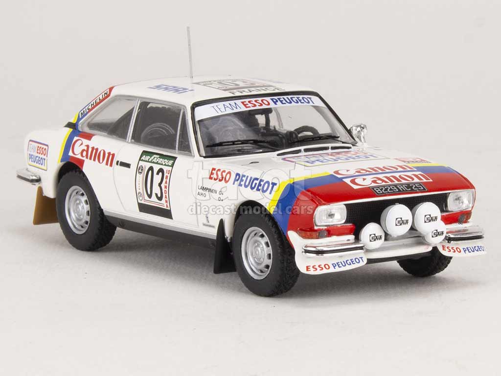 100225 Peugeot 504 V6 Coupé Rally Côte d'Ivoire 1978