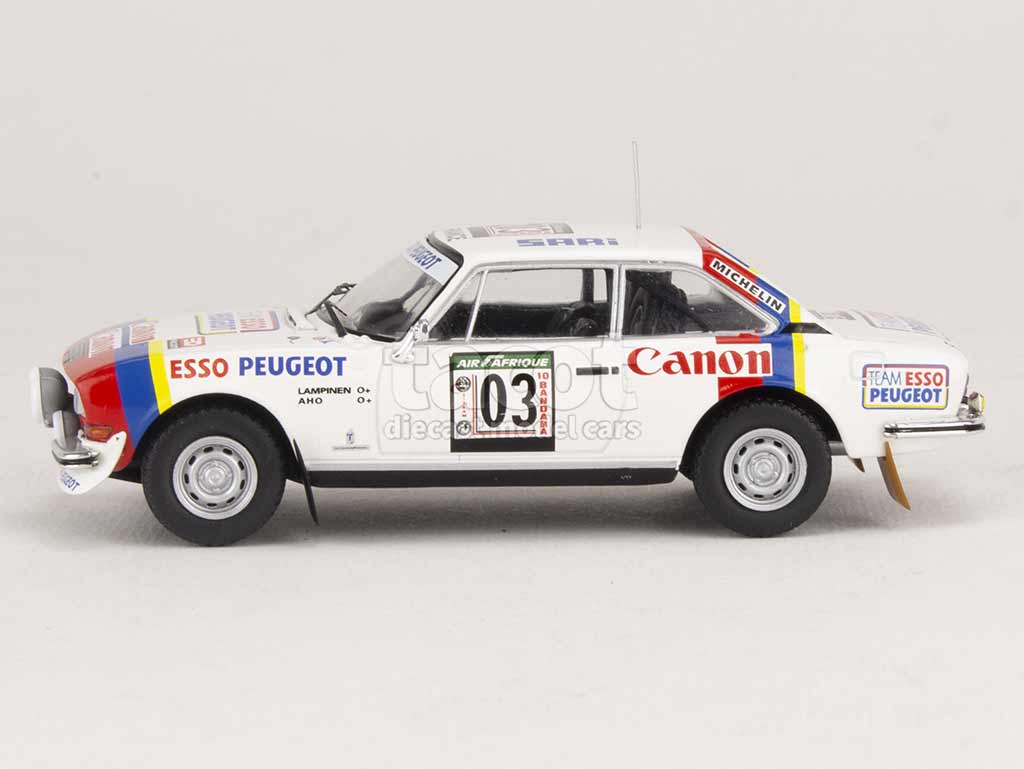 100225 Peugeot 504 V6 Coupé Rally Côte d'Ivoire 1978