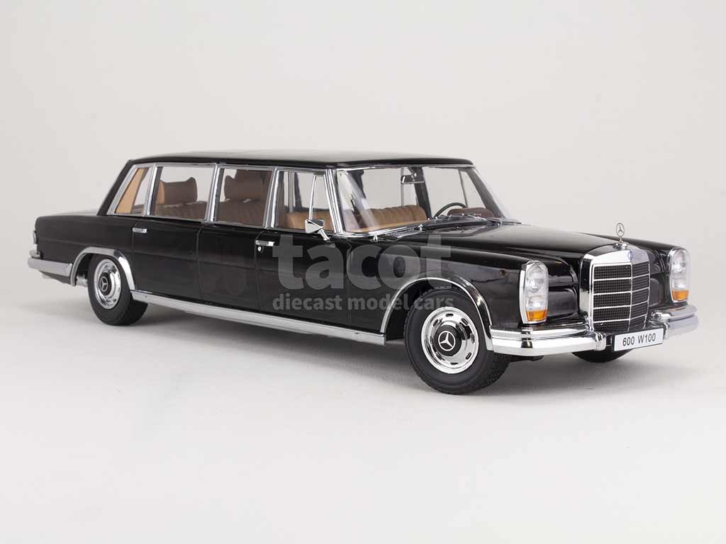 Mercedes 600 Pullman W1964 1/18 KK-Scale KKDC181134 - Noire - Neuve