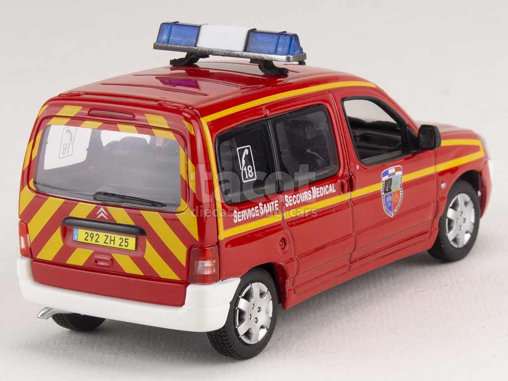 100457 Citroën Berlingo Pompiers 2004