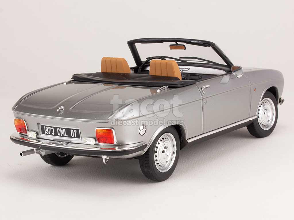 Cult 1:18 Échelle Résine Modèle Peugeot 304 Cabriolet 1973 Argent