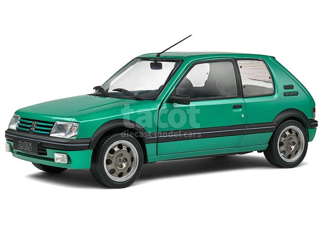 Peugeot 205 Bleu Echelle HO 1/87 ème