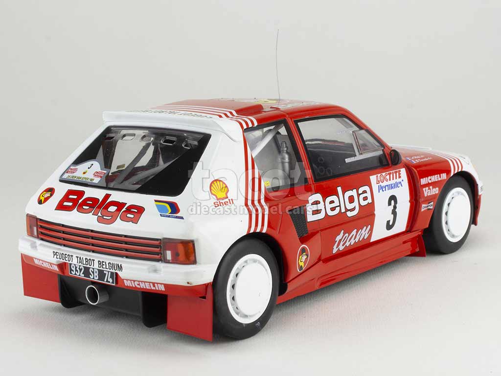 100684 Peugeot 205 T16 Rally Ypres 1985