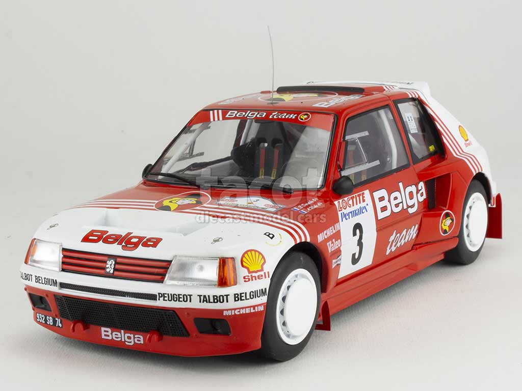 100684 Peugeot 205 T16 Rally Ypres 1985
