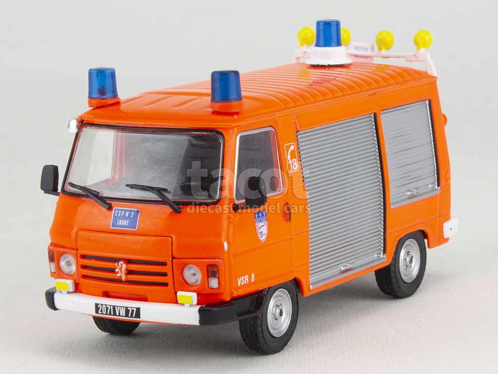 CPL40 Véhicules Légers Sapeurs Pompiers 1/43 Hachette PEUGEOT J5 Maxum VSAB