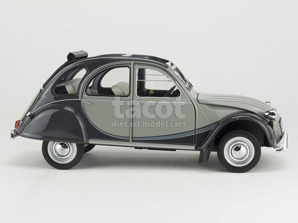 Citroën 2CV Charleston 1983 Cormoran Grey and Nocturne Grey 1:18