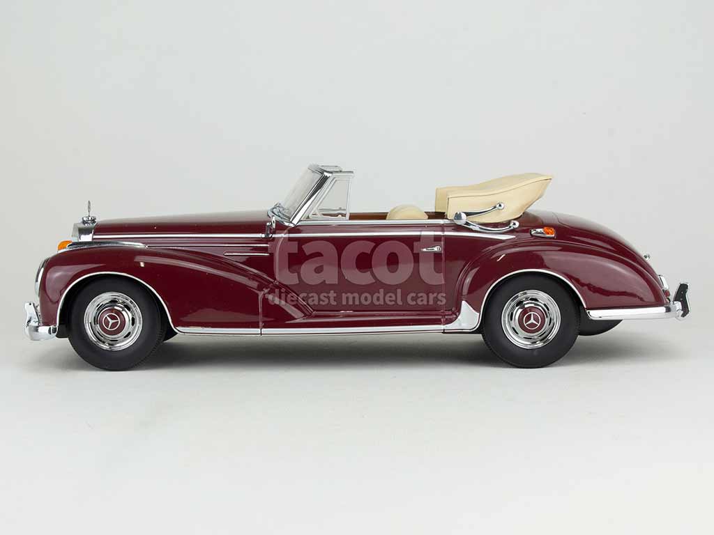 Mercedes 300 SC Coupé 1955 – KK-Scale 1/18 – Noir – Miniature Métal Neuve