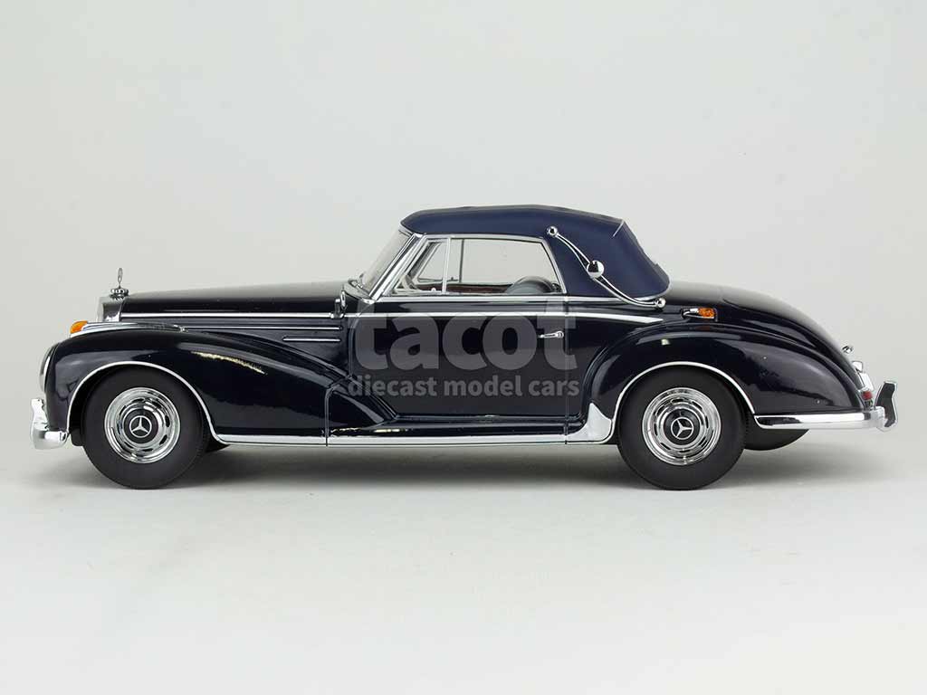 Modellino Mercedes 300 SC W188 Cabrio 1957 Scala 1:18 - KK Scale Nero