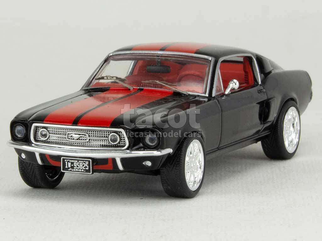 Miniature Ford Mustang Fastback rouge 1967 - francis miniatures