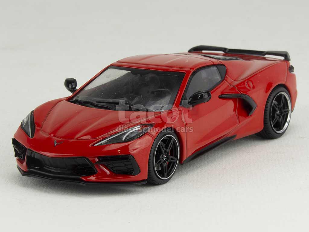 Modèle Réduit CHEVROLET Corvette C8 Stingray 2020 – Bleu – échelle 1/43 – IXOMODELS