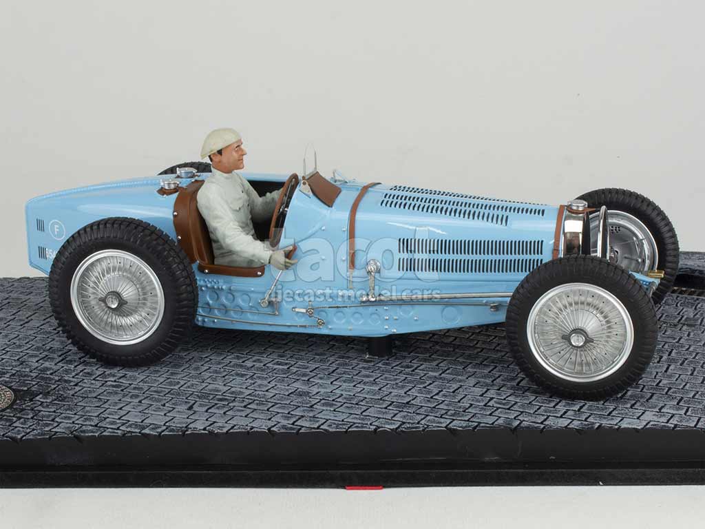 Le Mans miniatures 1/18 ブガッティ T59 Blue Bugatti - Type 59 GP 1939 - Le Mans Miniatures - 1/18 - Autos